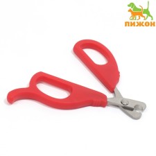 Small scissors small with an emphasis for a finger, 10 x 5 x 0.5 cm, economy, mix of flowers