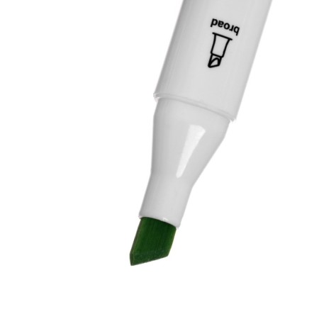 Meshu bilateral markers for sketching, 6 colors (fluorescent colors)-4