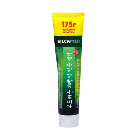 Silcamed toothpaste "Carefully bleaching and healthy gums", preventive, 175 grams-2