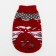 Sweater "Running Deer", 2XL (DS 41, Osh 41, OG 36-60 cm), Burgundy