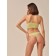 Women's panties String mini, size S, pale green color