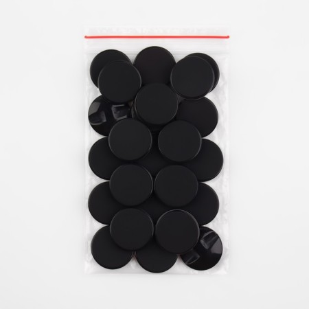 A button on midnight, d = 21 mm, the color is black-3
