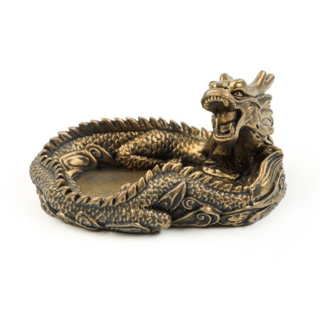 Ash "Dragon with Pearl", bronze-1