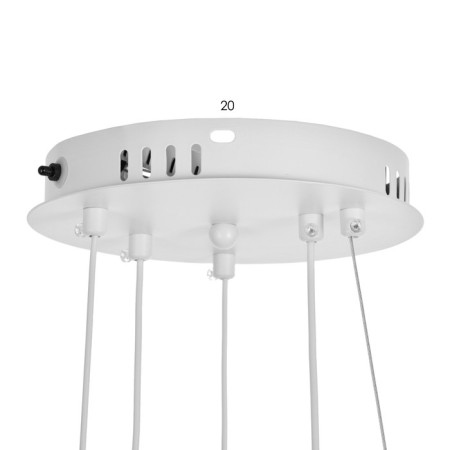 Lamp with the PDU "Mona" LED 170W 3000-6000K White 49x49x19-119 cm-8