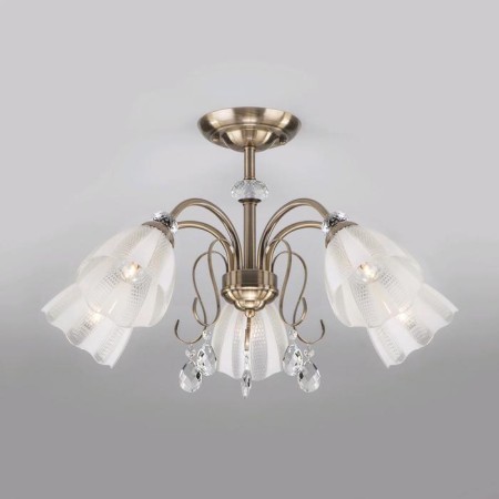 Chandelier 30155/5, 5x60W E14, bronze color