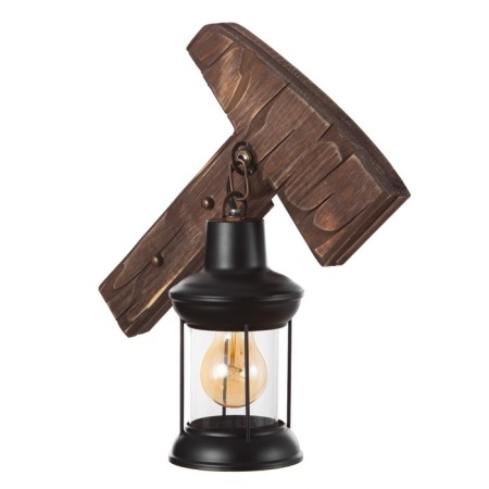 Sconces "retro hammer" E27 40W black 18x40 cm