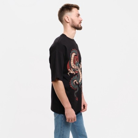 Men's T -shirt KAFTAN "Dragon", black, p. 56-2