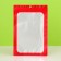 SIP-LOK package with a window, with Euroslot, Red, 15.5 x 23.5 cm