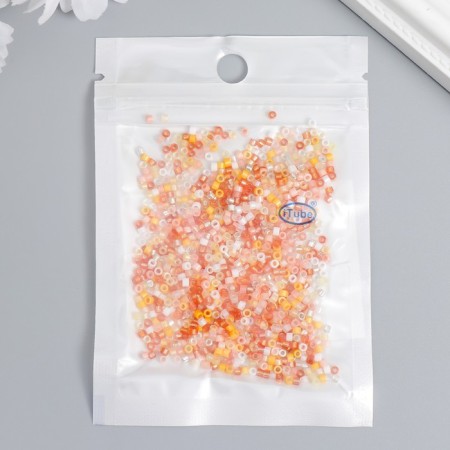 Glass 12/0 "Mercotter. Orange Assorted" 10 grams-2