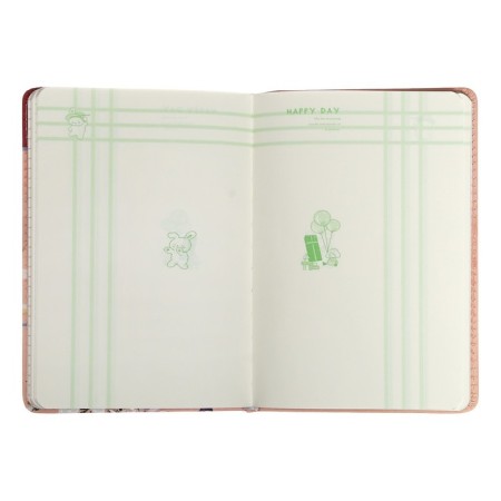 Gift notebook, A6+, 132 sheets, color block, with a stream on a magnet, PVC cover, "Anime", mix-7