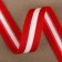Braid knitted lamps 20 mm, 9.1 ± 0.5 m, red/white color