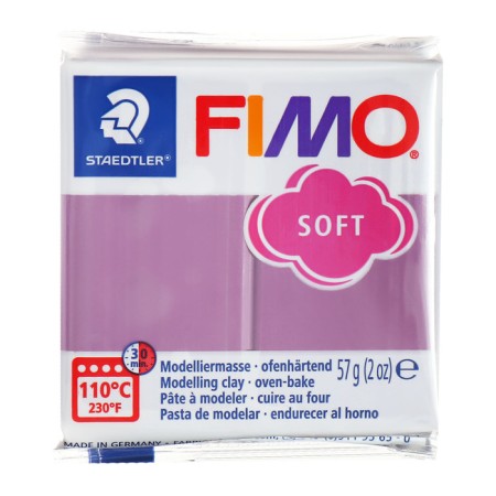 Plastic-polymer clay baked 57g Fimo SOFT blueberry cocktail 8020-T60-1