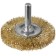 Brush brush 3520-050_z02, disc, twisted, brass, steel, 0.3 mm, 50 mm 954524