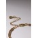 Bracelet with rhinestones "Zircon" Izvsk, path, white color in gold, 15cm