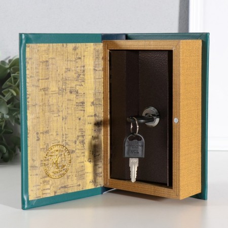 Safe wood book to the leatherette "Ural tales" 17x11x5 cm-1