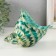Suvenir glass "Sink with a pattern of waves" under the Muranian glass 21x9x12 cm