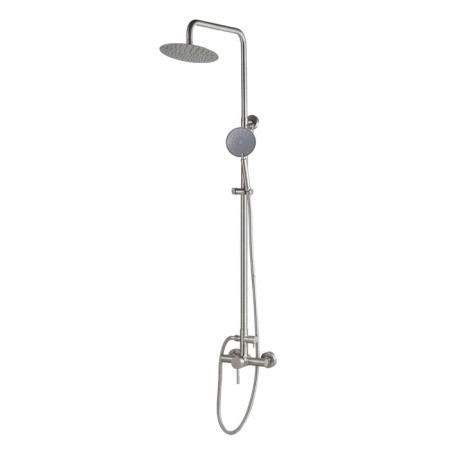 Shower system RMS SUS124-003DK-2, single-leaf, shower watering can, chrome