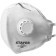 Half-mashed filter Stayer FV-80 11113_z01, flat, with a valve of exhalation, ffp1