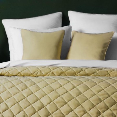 Cover with pillowcases "Kim", size 230x250 cm, lemon color-2