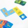 The board game "Domino. Dinosaurics ", 28 cards, 3+