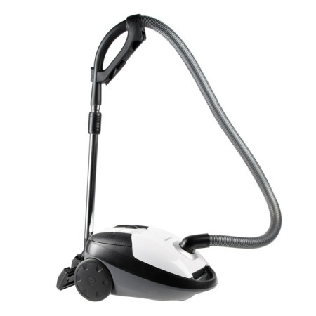 Vacuum cleaner Panasonic MC-CG715W, bag, 2100/380 W, 6 l, cord 5 m, black and white