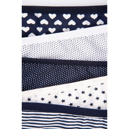Women's underpants, size l , color mix, 5 pcs in UP.-1