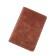 Covers for documents without fastening, genuine leather, brown color