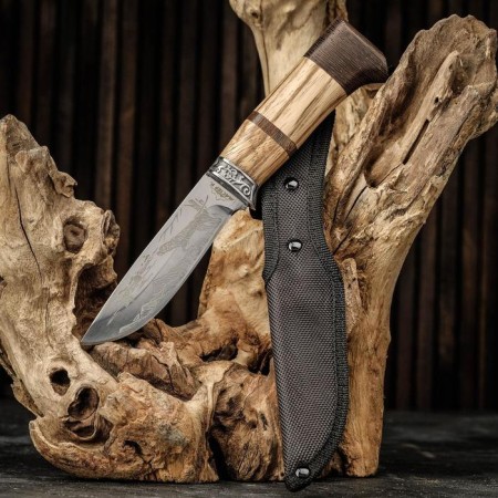 Hunting knife "Taezhik" 22cm, blade 110mm/3.8mm, tree