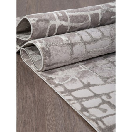 Rectangular carpet Arda Tempo, size 160x230 cm, color C.Poly L.Grey/L.Grey-1