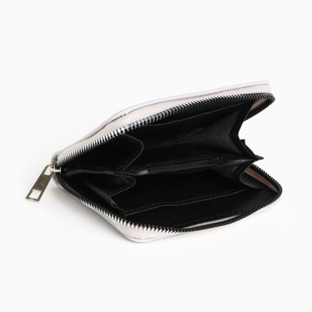 Women's wallet NK, 12x8 cm, gray color-4