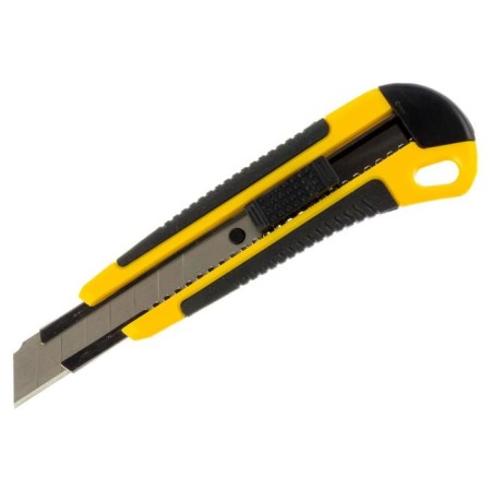 Rexant 12-4901 knife, ABS plastic rubberized, segmented blade, 18 mm-2