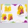Set for creating an Easter basket made of felt "chicken"
