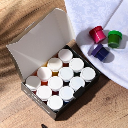 A set of artistic acrylic paint 12 colors 17 ml Artlavka-1
