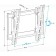 Holder LCD-T2609, up to 40 kg, 22-47 ", wall, tilt, black