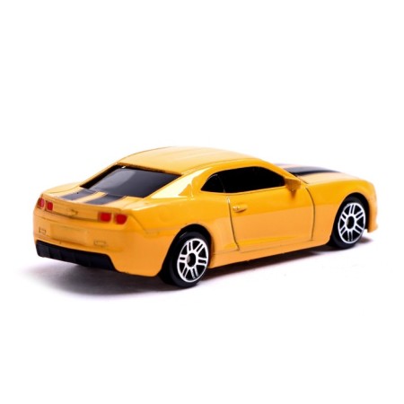 Metal machine Chevrolet Camaro, 1:64, yellow color-2