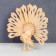 3D-model team wooden miracle-brown "peacock"