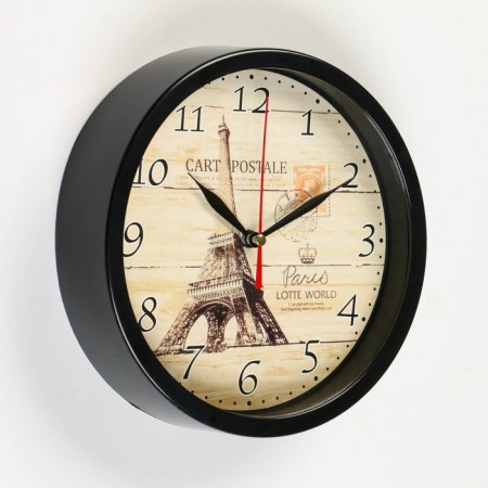 Watch Wall "Paris", D-20 cm, discrete move-4