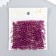 Beads for creativity Plastic "Violet-Blood" set of 200 pcs d = 0.6 cm
