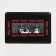 Cover for travel ticket, black color