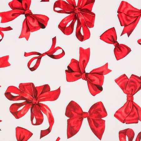 Glossy packaging paper "Bows", 50 x 70 cm-1