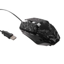 The mouse Defender Prototype GM-670L, Game, Wending, 6 buttons, Higher Gettail, 3200 DPI, USB, Cher