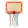 Basketball shield with a ring