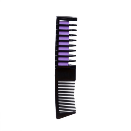 Loars for hair with a comb, set of 10 colors-12
