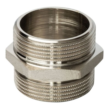 NIPPEL STUT SFT-0004-114114, 1 1/4 ", external/external thread, nickelled brass
