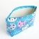 Lightning cosmetic bag, blue color