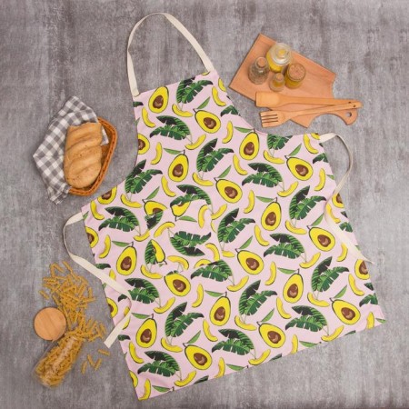 Apron Ethel "Avocado" 65x80cm, 100%PE