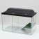 Aquarium is a terrarium with a lid and a bridge, 35 liters, 50 x 25 x 30 cm, black