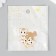 Decor for creativity metal, enamel "White kitten with red bow" gold 2.3x1.9 cm