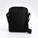 Men's bag over the shoulder, textura, textiles, black color