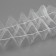 The curtain tape is classic, organza, 4 cm, 50 ± 1 m, white color